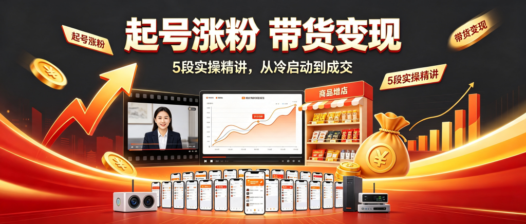 图片[1]-某狼敢死队起号涨粉带货变现全攻略：从零到日入过千（附5段实操精讲）-资源学习社