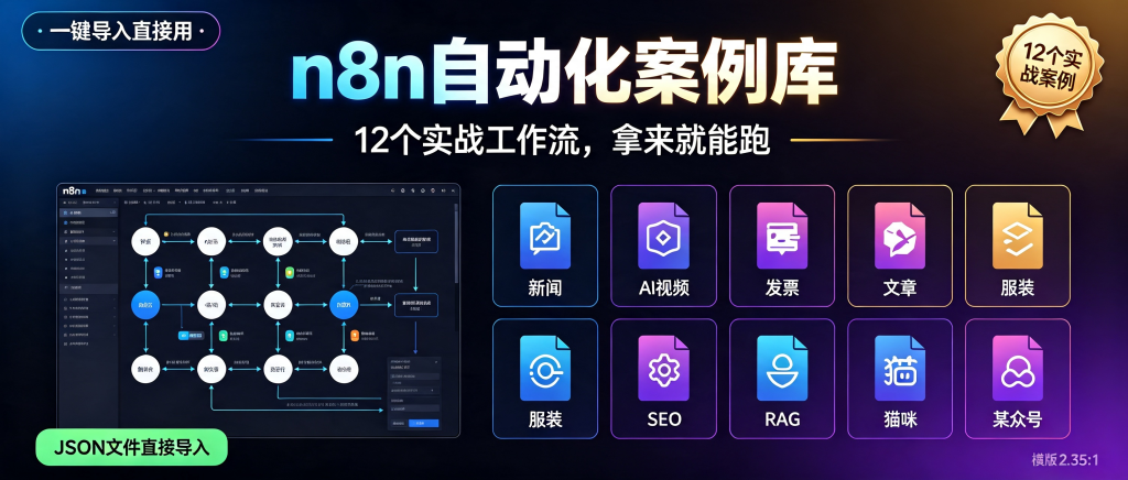 图片[1]-n8n工作流实战（入门+进阶+选修）从零开始带你玩转自动化工作流，实战驱动，自动化提升效率-资源学习社