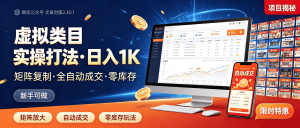 揭秘！某多多虚拟类目实操打法（矩阵复制·全自动成交·日入1K）-资源学习社