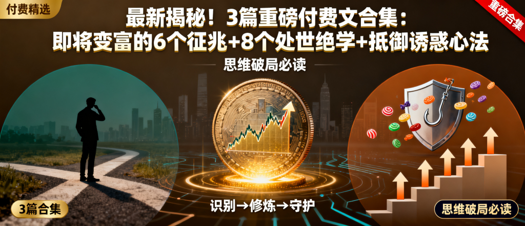 图片[1]-3篇重磅付费文合集：即将变富的6个征兆+8个处世绝学+抵御诱惑心法（思维破局必读）-资源学习社