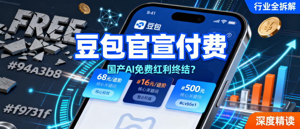 图片[1]-豆包官宣付费行业全拆解：国产AI免费红利终结后的底层真相-资源学习社