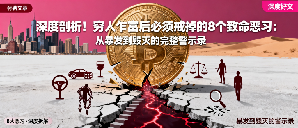 图片[1]-穷人乍富后必须戒掉的8个致命恶习：从暴发到毁灭的完整警示录-资源学习社