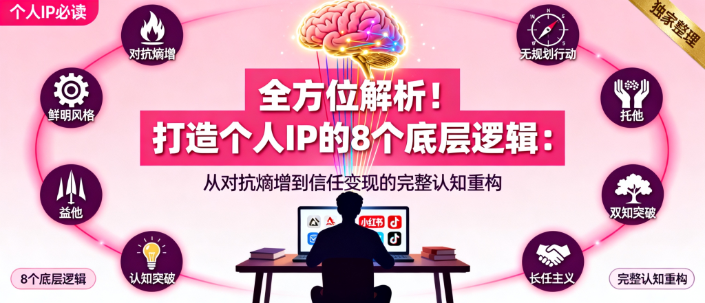 图片[1]-打造个人IP的8个底层逻辑：从对抗熵增到信任变现的完整认知重构-资源学习社
