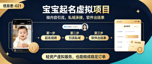 信息差-021-宝宝起名虚拟项目-资源学习社