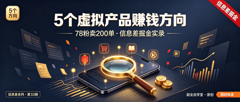 图片[1]-信息差-033-虚拟产品和平台红利5个方向-资源学习社