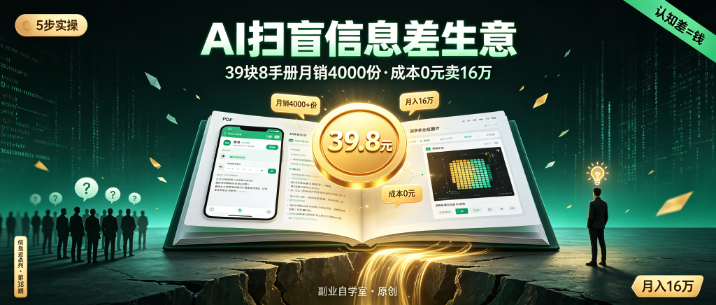 图片[1]-信息差-038-AI热潮信息差生意-资源学习社