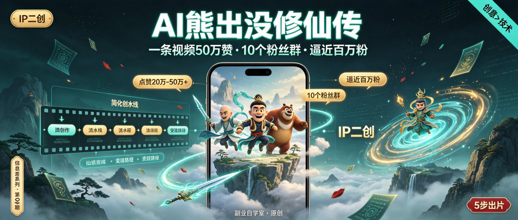 图片[1]-信息差-040-AI熊出没修仙传-资源学习社