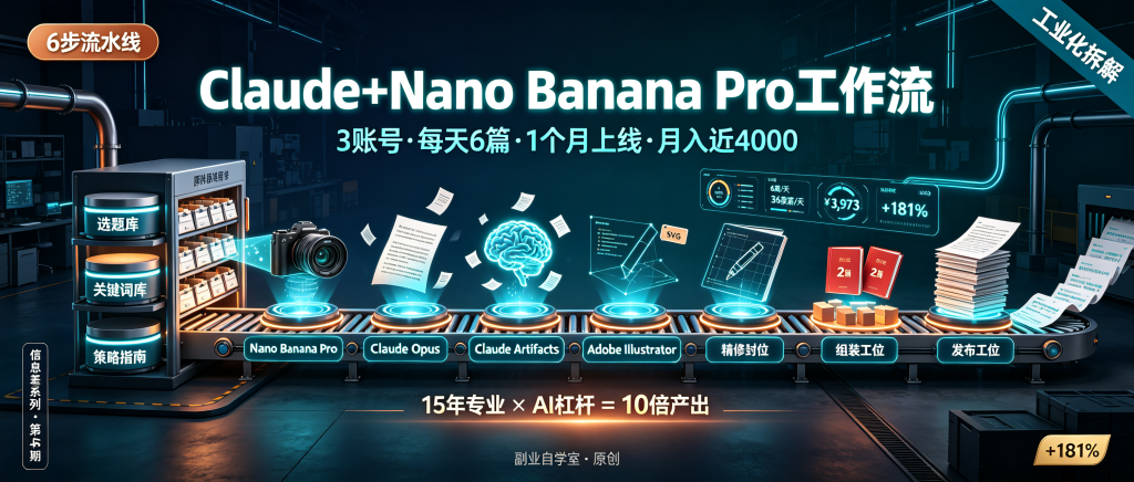 图片[1]-信息差-046-Claude+NanoBananaPro工作流-资源学习社