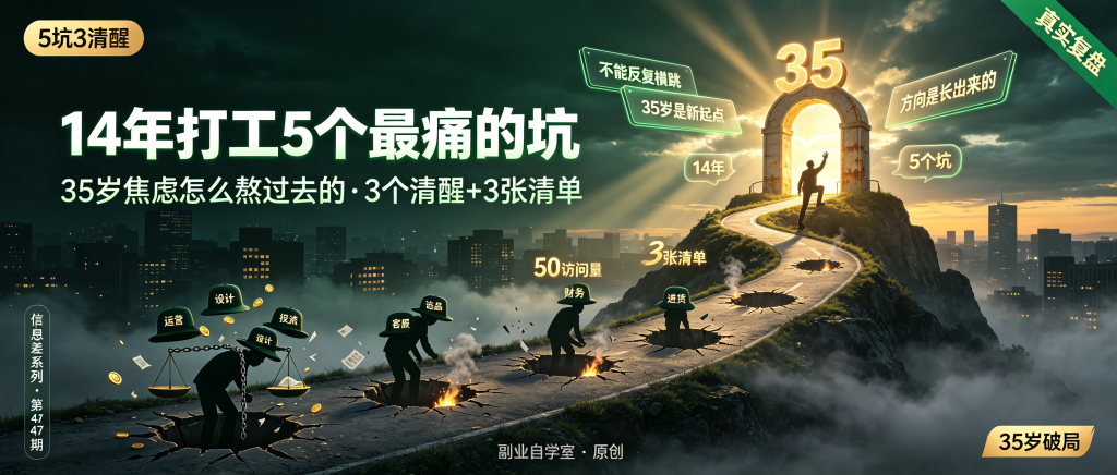 图片[1]-信息差-047-10年职场避坑指南+35岁焦虑破局-资源学习社