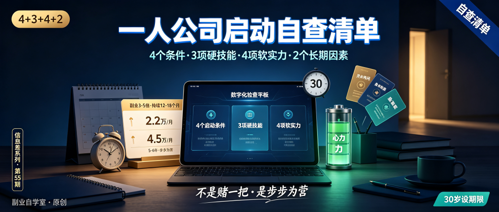 图片[1]-信息差-055-何时开始+硬技能+软实力+启动条件-资源学习社