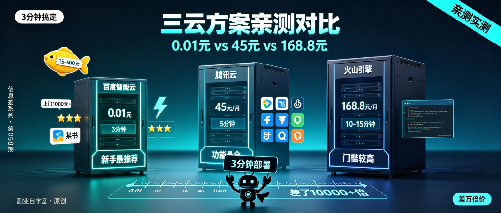 图片[1]-信息差-058-闲鱼龙虾OpenClaw三种云方案亲测对比-资源学习社
