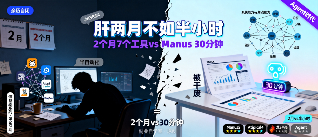 图片[1]-信息差-062-Agent时代肝两个月被Manus半小时干废-资源学习社