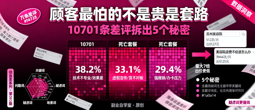 图片[1]-信息差-093-实体店用AI拓客中扒完一万条差评发现顾客最怕的不是贵是被套路-资源学习社