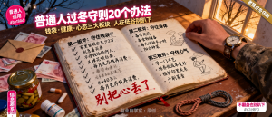 信息差-152-经济形势不好普通人试试这20个办法老陈过冬守则钱袋健康心态三大板块-资源学习社