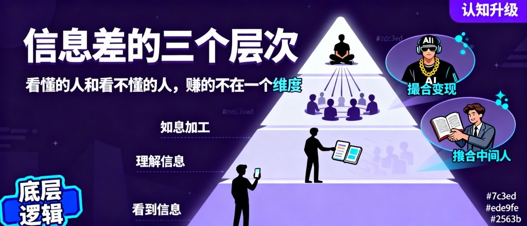图片[1]-信息差-158-信息差的三个层次AI rap讲知识漫画IP讲专业知识抖音1万9千粉私域资源撮合-资源学习社
