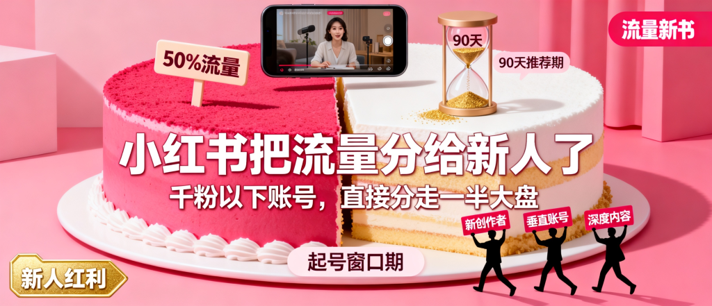 图片[1]-信息差-173-小红书流量新规50%倾斜千粉以下账号加中长视频90天推荐期加三类人吃红利普通人起号窗口来了-资源学习社