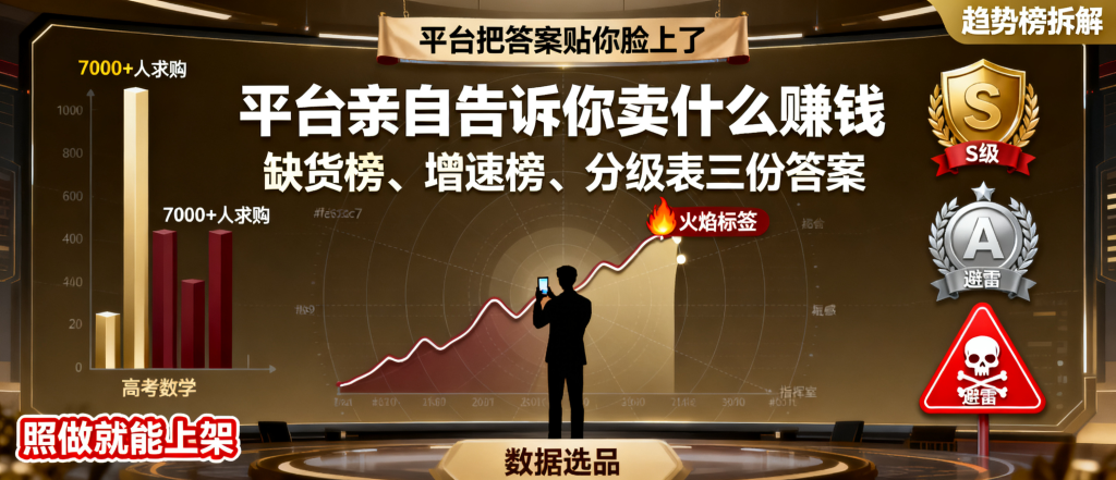 图片[1]-信息差-178-闲鱼6月趋势榜缺货指数加需求增速加赛道分级SAB避雷实操手册-资源学习社